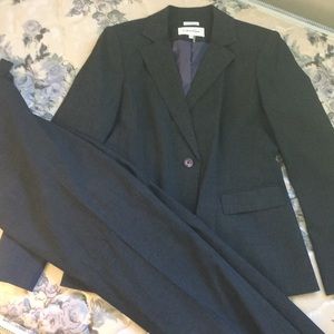 Grey Calvin Klein pants suit two piece set